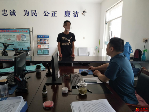 <b>安徽桑涧司法所组织社区矫正对象错时开展教育学习和刷证报到</b>