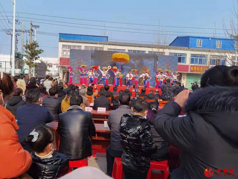 安徽省怀远县兰桥乡开展文艺汇演宣传五中全会