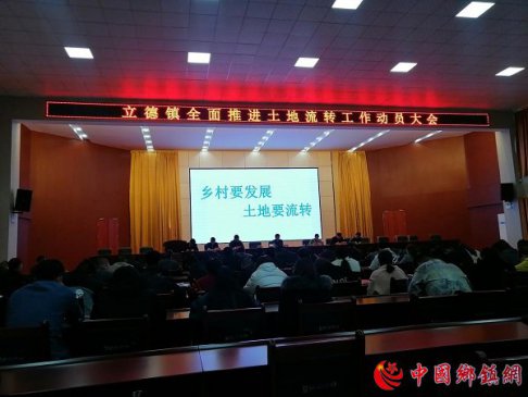 <strong>安徽亳州市立德镇：加快土地流转，促进乡村振</strong>