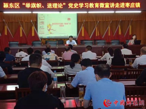 安徽阜阳颍东区“举旗帜、送理论”党史学习教
