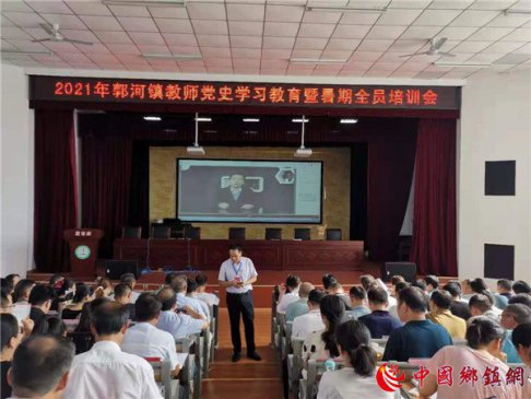 安徽庐江郭河：开展中小学教师党史学习教育暨