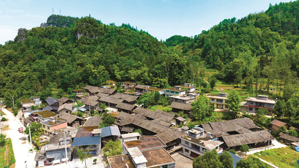 程家大院全景。黔江区委宣传部供图