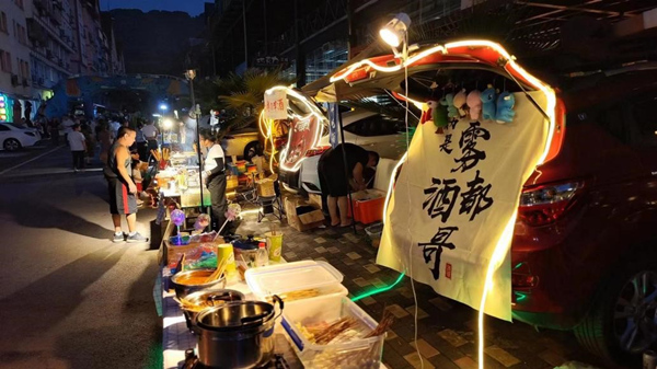 后备箱集市。景区供图