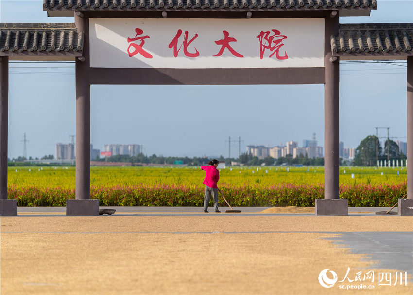 文化大院好题材。杨槐摄