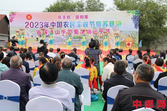 <b>安徽明光市苏巷镇举办首届抹山乐葡萄采摘音乐节</b>