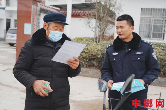 河南淮滨公安反诈宣传进乡村