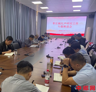 安徽阜阳：枣庄镇召开民声呼应专题工作调度会