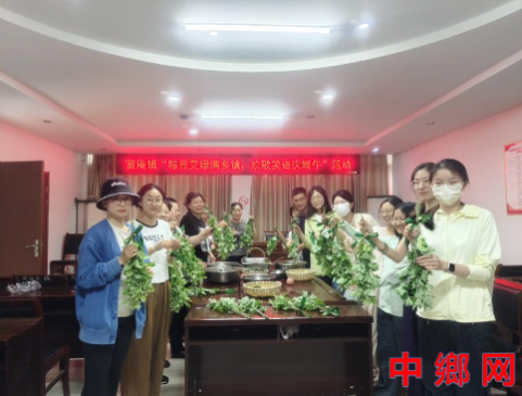 安徽宿州埇桥区苗庵镇：粽香艾绿满乡镇，欢歌