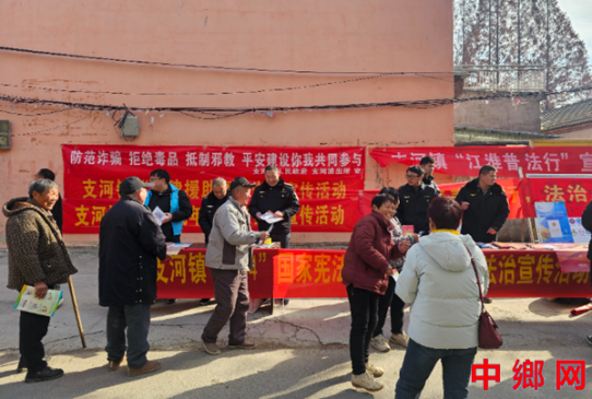 安徽宿州支河镇：宪法日里“普法行”，法治宣
