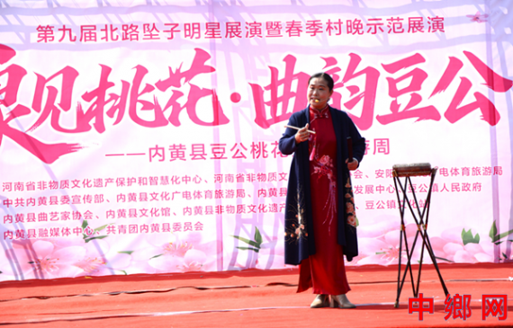 河南内黄县豆公桃花文化旅游周开幕